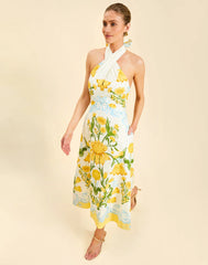 Copacabana Halter Midi Dress
