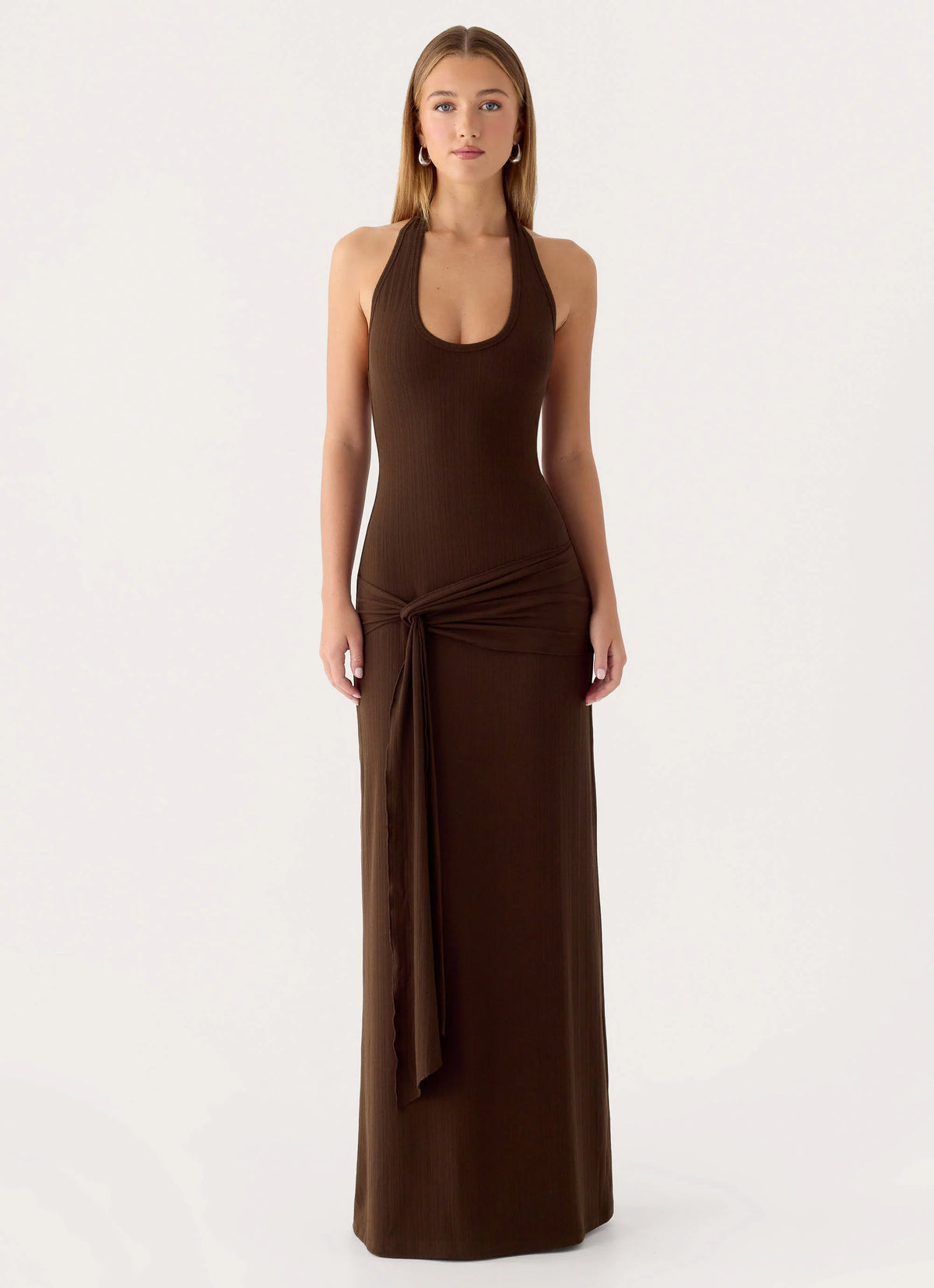 Vedetta Maxi Dress - Chocolate