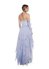 Moonlit Glow High-Low Dress