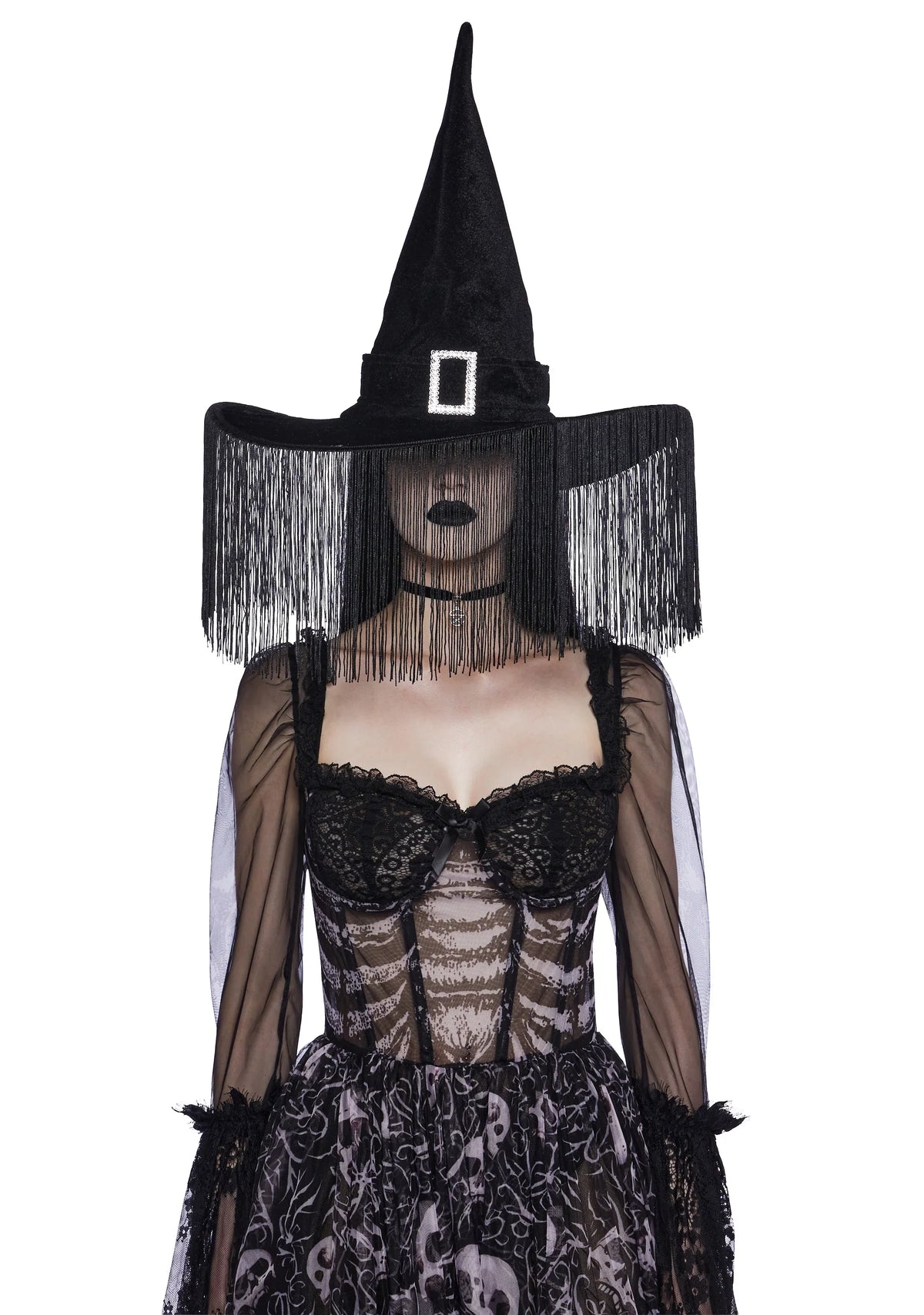 Frightful Fringe Witch Hat
