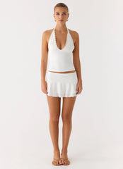 Illuminate Mini Skort - White