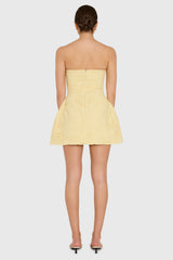 Strapless Bethany Romper In Crochet Lace