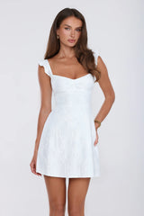 Cute Energy Mini Dress White