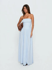 So Far So Good Maxi Dress Baby Blue