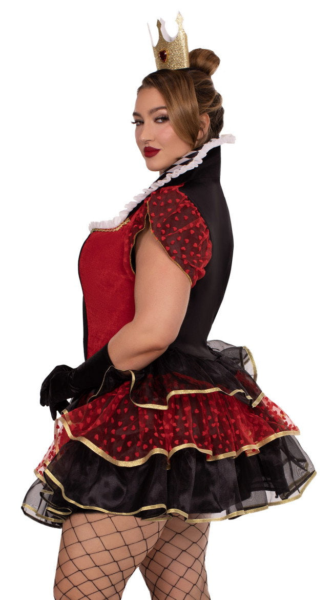 Plus Size Queen Of Hearts Costume - Image 5