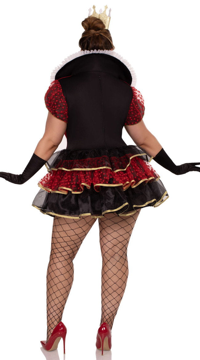 Plus Size Queen Of Hearts Costume - Image 4