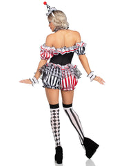 Darling Harlequin Clown Costume