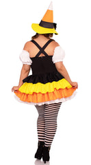 Plus Size Candy Corn Witch Costume - Image 2