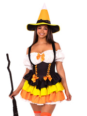 Candy Corn Witch Costume