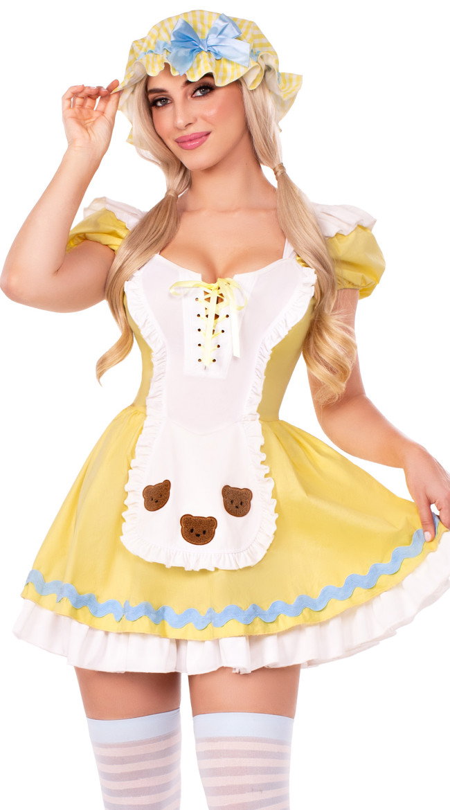 Beary Cute Goldilocks Costume - Image 1