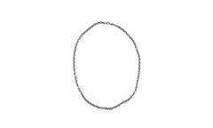Paper chain 20 inch 925 Unisex necklace Silver CHRM0434