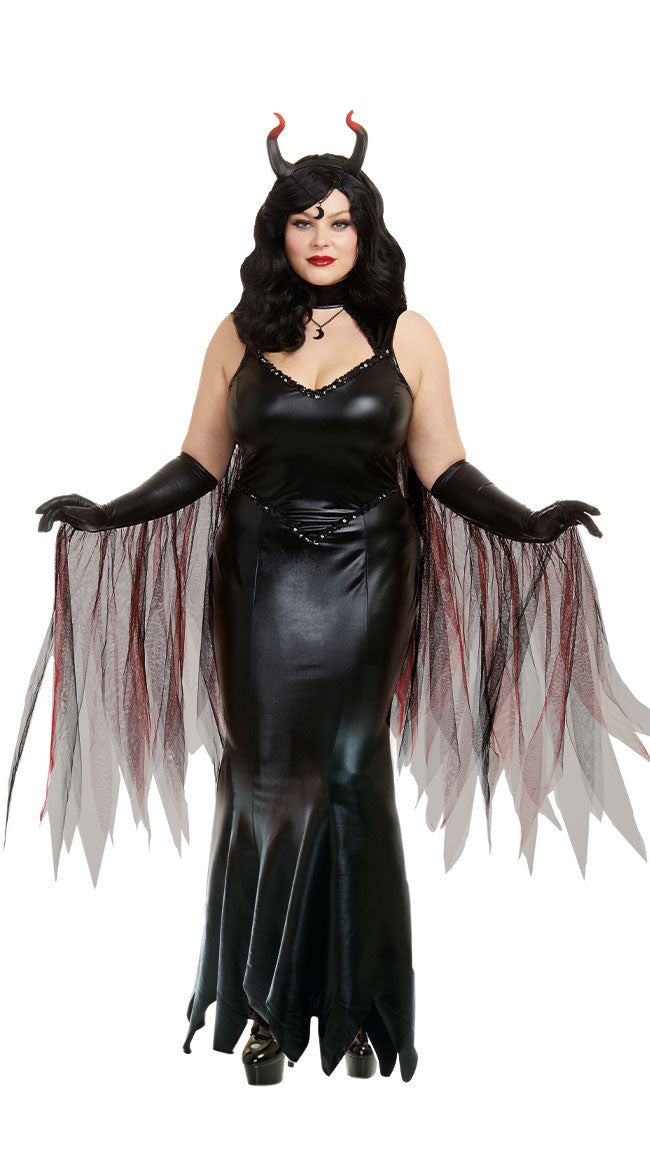 Plus Size Mistress Of The Dark Costume - Image 1