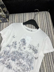 CD T-Shirt White Cotton Style 2