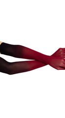 Ombre Mesh Opera Length Gloves - Image 1