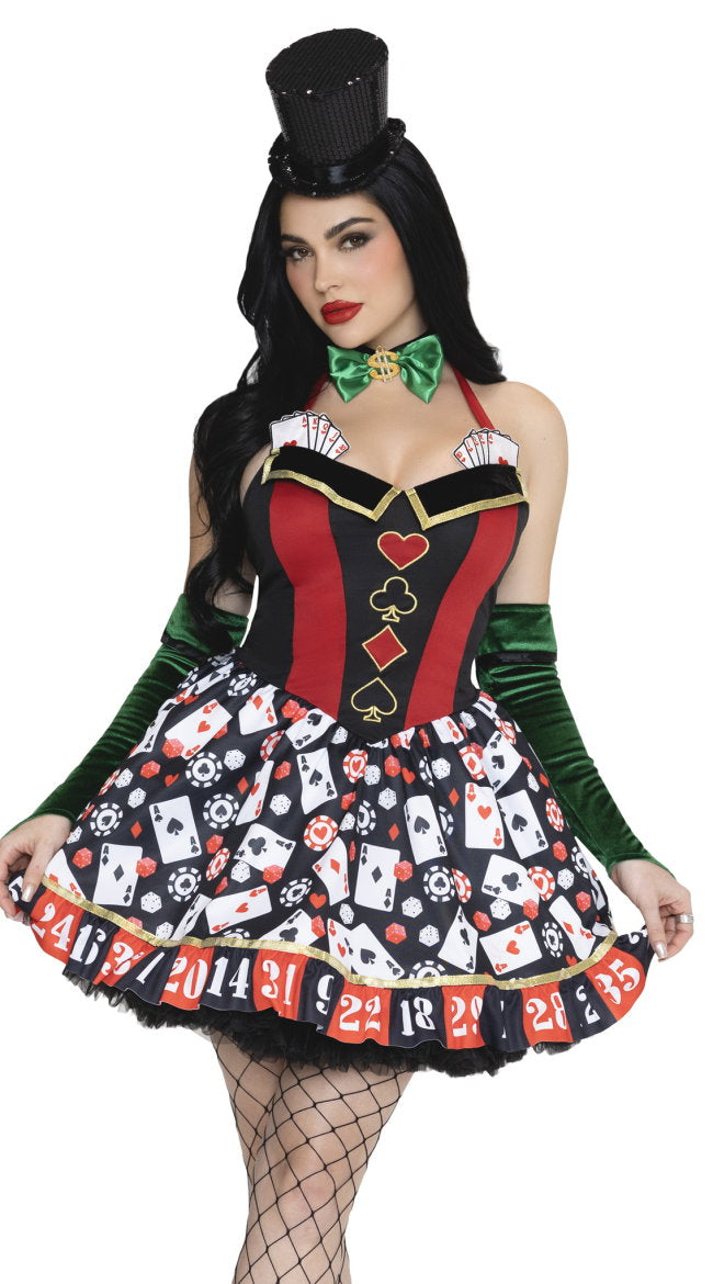 Lady Luck Casino Costume Set - Image 6