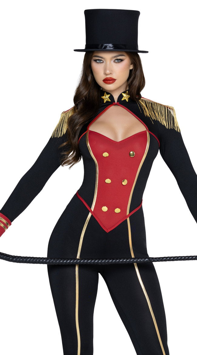 Commanding Ringmaster Jumpsuit Costume - Image 12