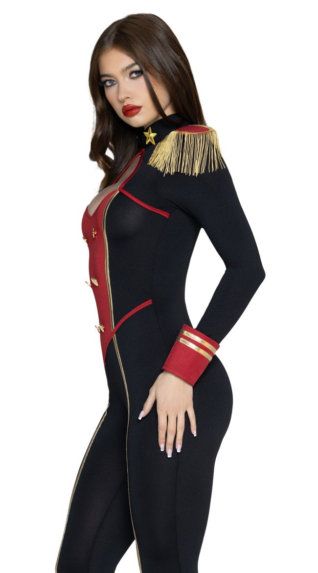 Commanding Ringmaster Jumpsuit Costume - Image 10