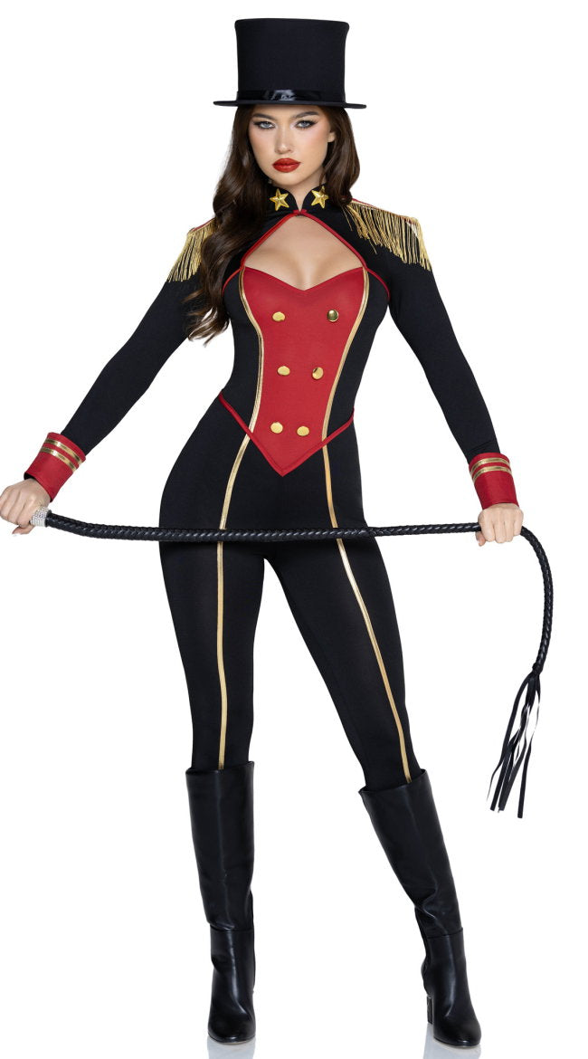 Commanding Ringmaster Jumpsuit Costume - Image 9