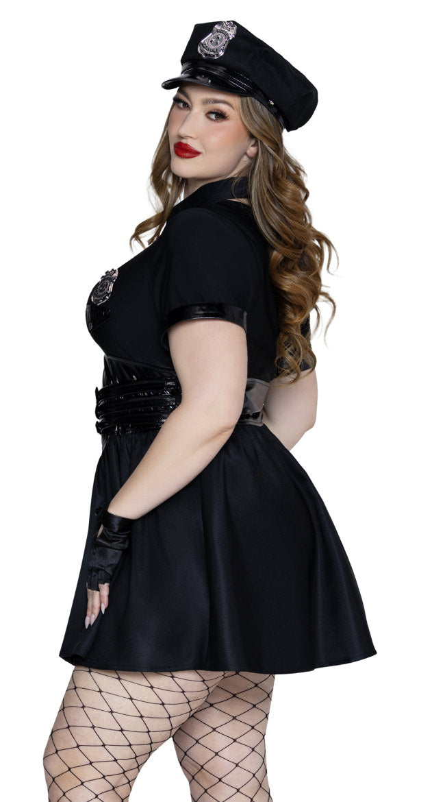 Plus Size Officer Naughty Costume - Image 5