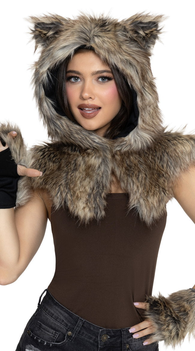 Wild Wolf Two Piece Costume Kit - Image 1