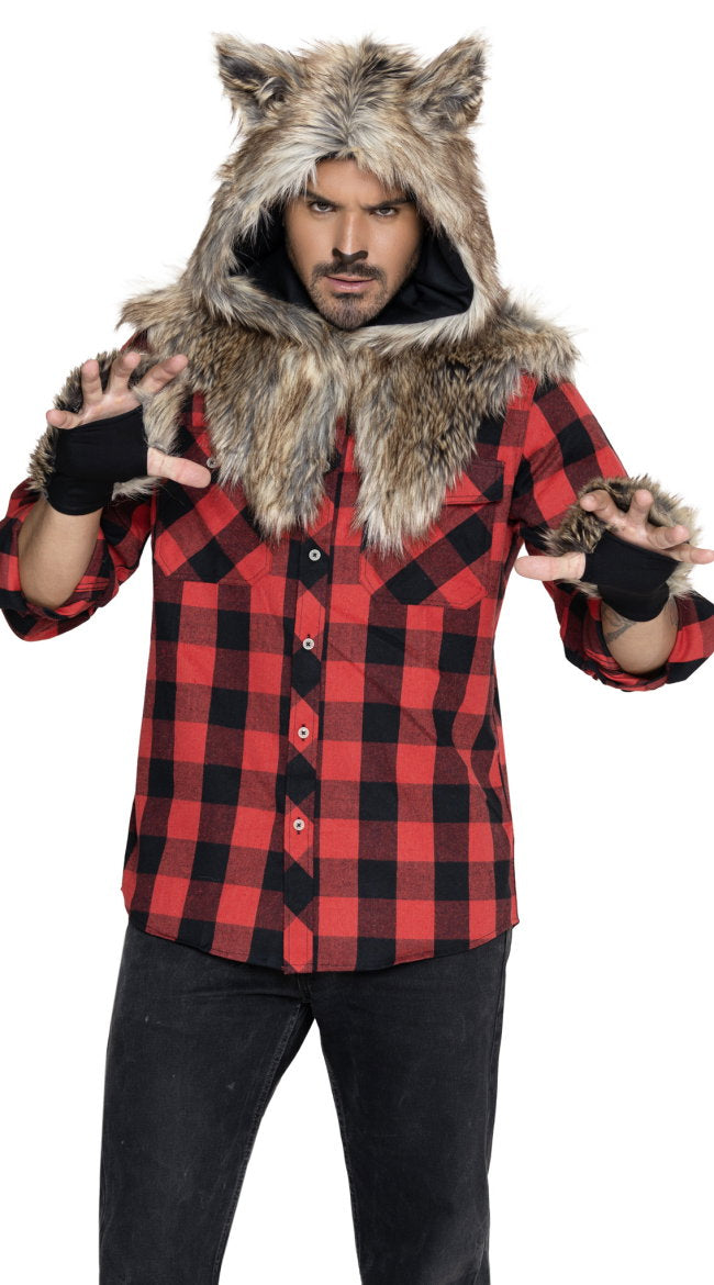 Wild Wolf Two Piece Costume Kit - Image 2