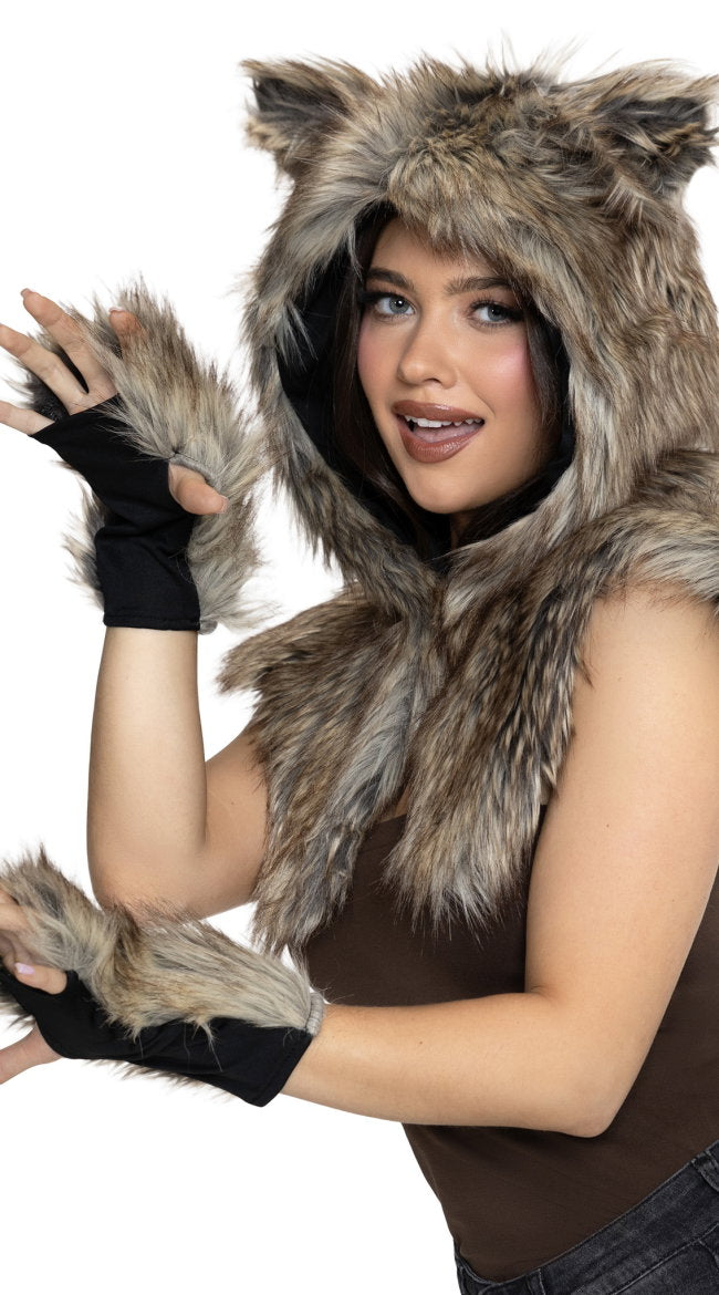 Wild Wolf Two Piece Costume Kit - Image 10