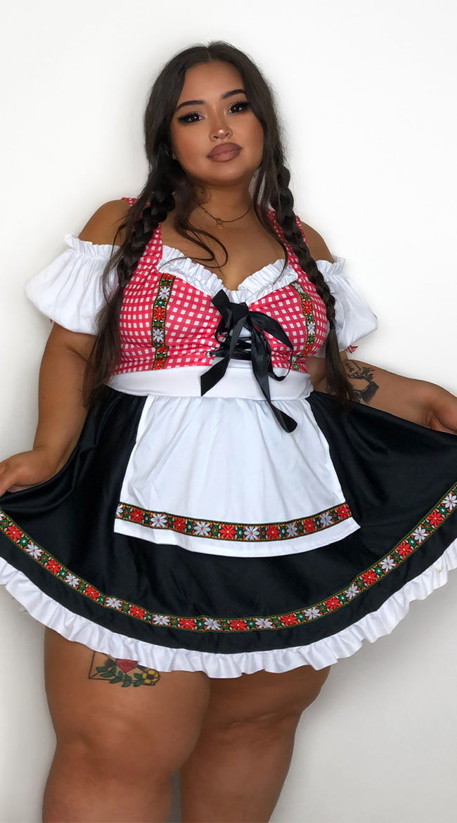 Plus Size Beer Garden Babe Costume - Image 6