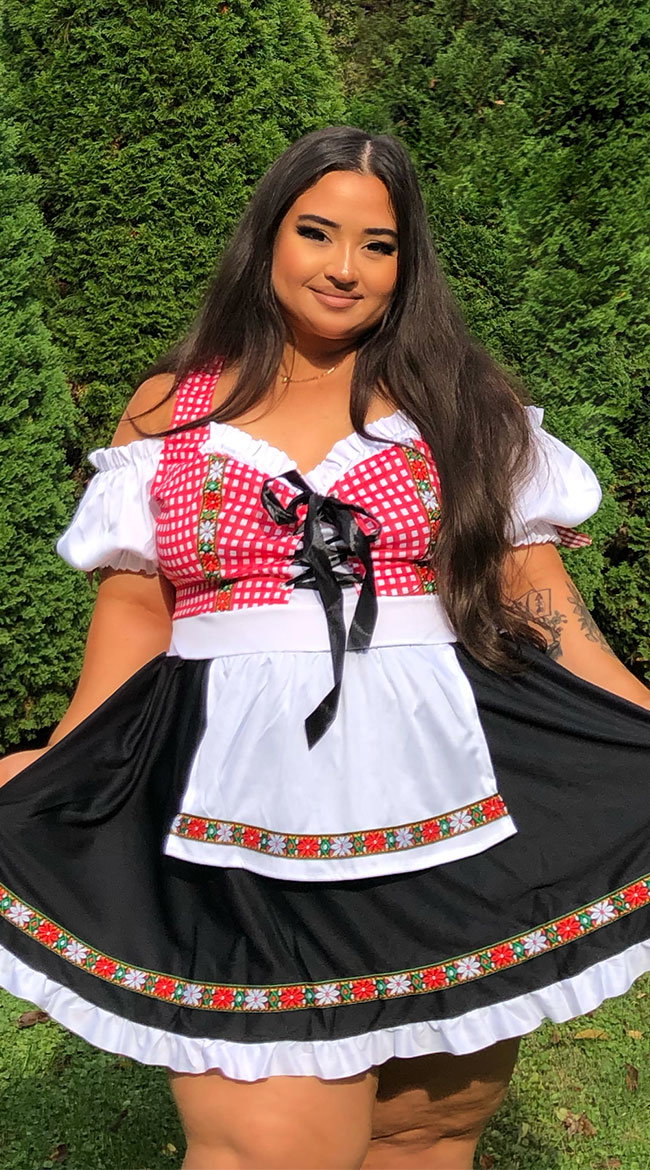 Plus Size Beer Garden Babe Costume - Image 5