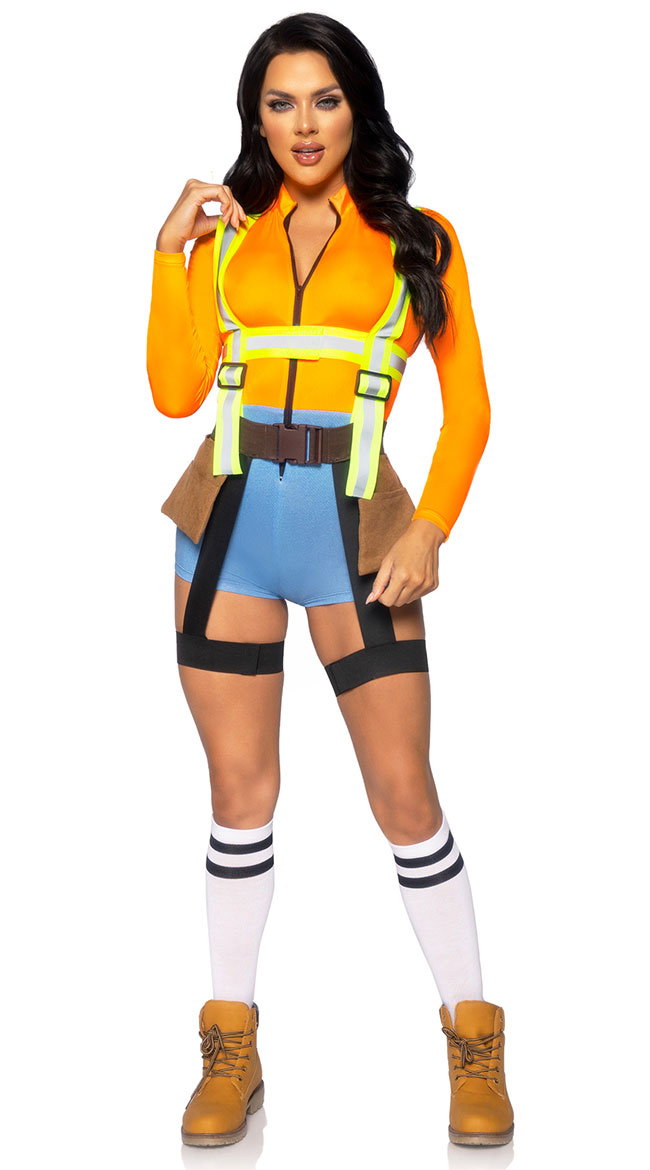 Sexy Construction Worker Costume - Image 3