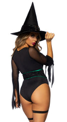 Green Queen Witch Costume - Image 3