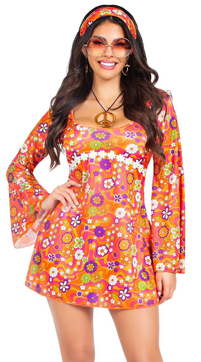 Hippie Chick Costume - Image 7