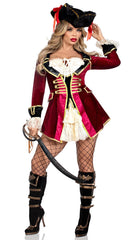 Captivating Pirate Captain Costume - Image 1