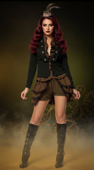 Steampunk Mistress Costume - Image 1