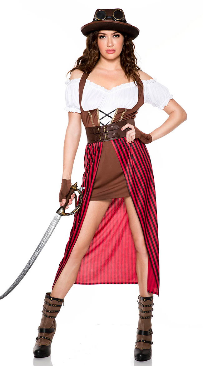 Steampunk Pirate Costume - Image 2