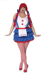 Plus Size Raggedy Ann Costume - Image 1