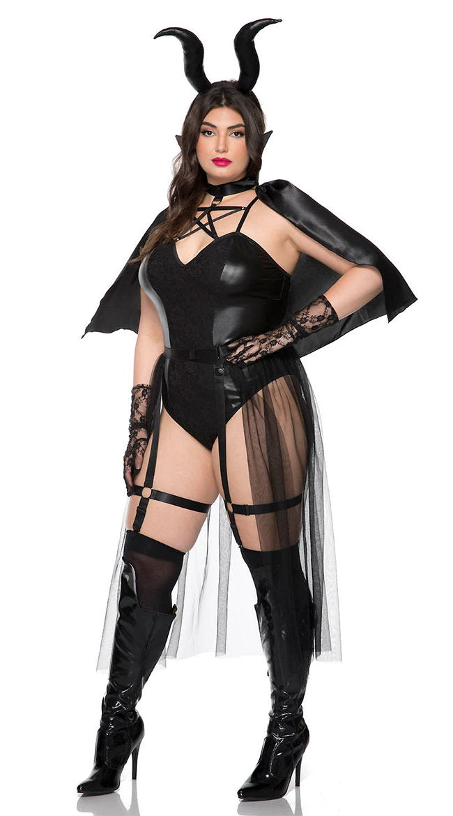 Plus Size Dark Devil Costume - Image 6