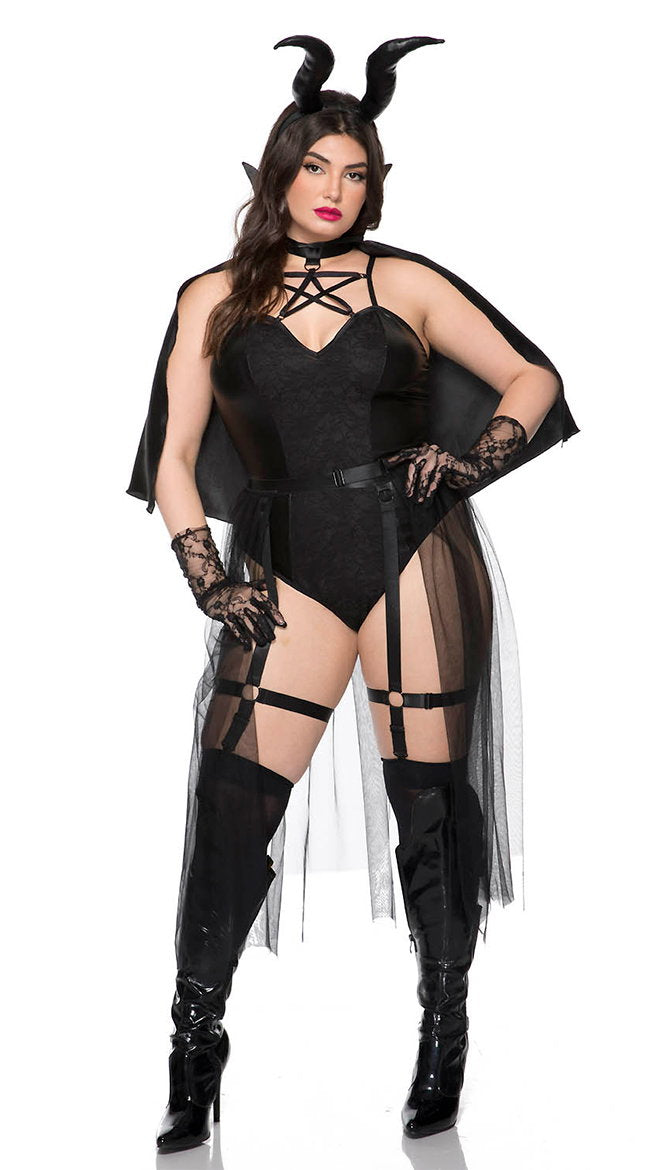 Plus Size Dark Devil Costume - Image 2