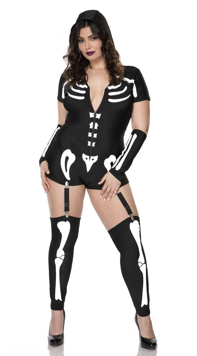 Plus Size Sexy Skeleton Costume - Image 7