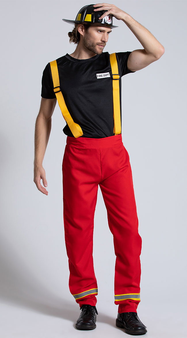 Men's Firefighter Hero Costume - Image 5