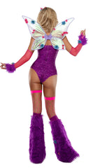 Purple Rave Pixie Costume - Image 2