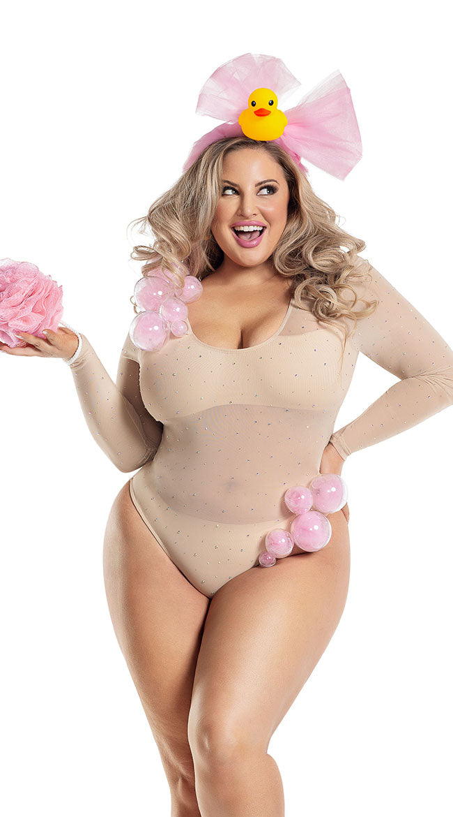 Plus Size Bubble Bath Babe Costume - Image 3