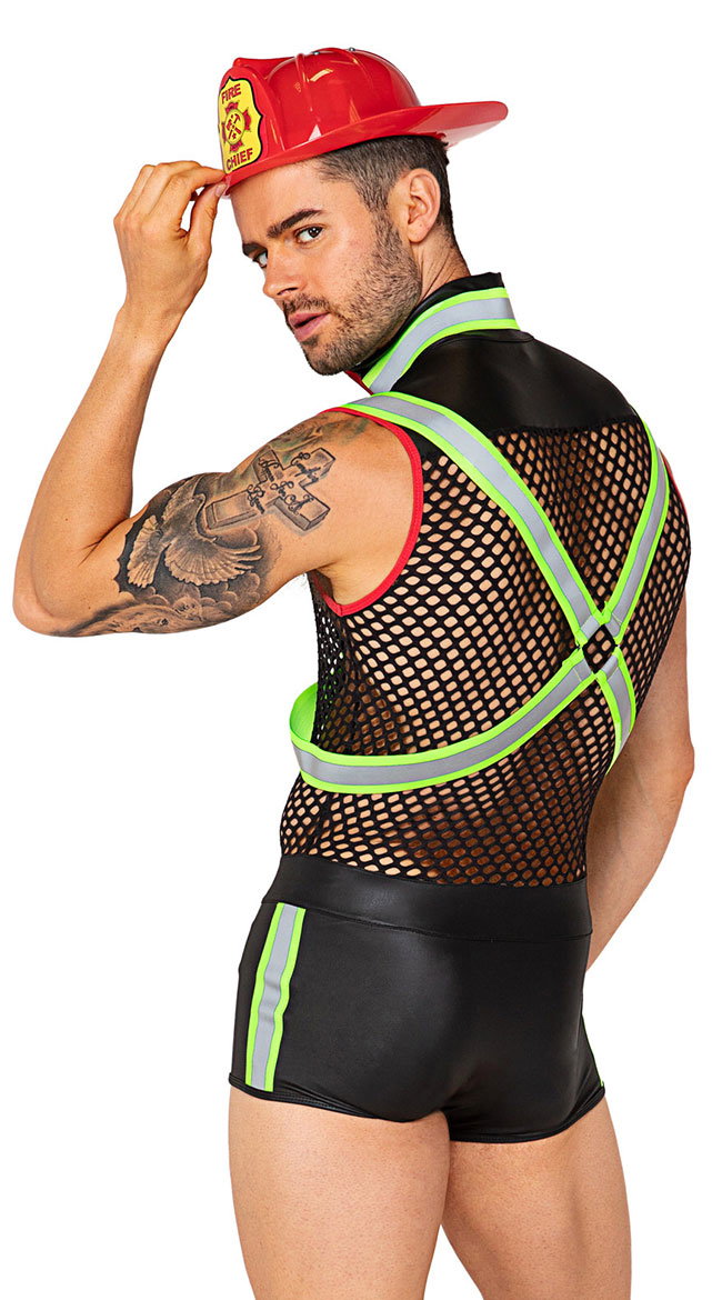 Men's Fireman Fever Costume - Image 2