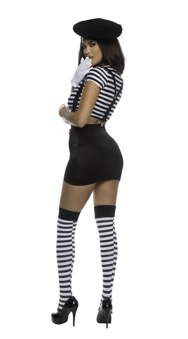 Mesmerizing Mime Costume - Image 2