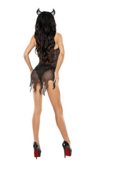 Sheer Devil Black Two Piece Set - Image 2