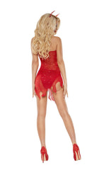 Sheer Devil Red Costume - Image 2