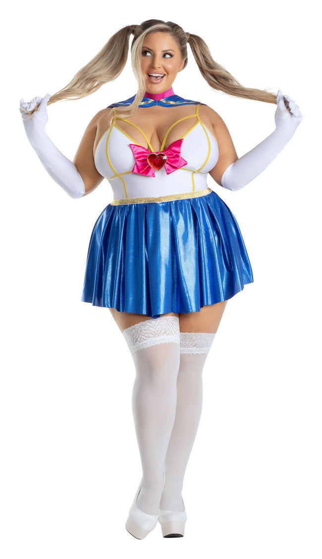 Plus Anime School Girl Bedroom Costume - Image 4
