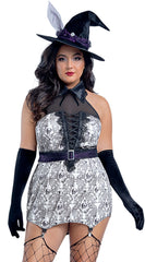 Plus Size Gothic Elegance Witch Costume - Image 1