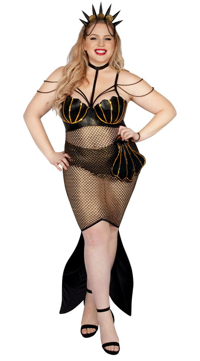 Plus Size Dark Mermaid Costume - Image 3
