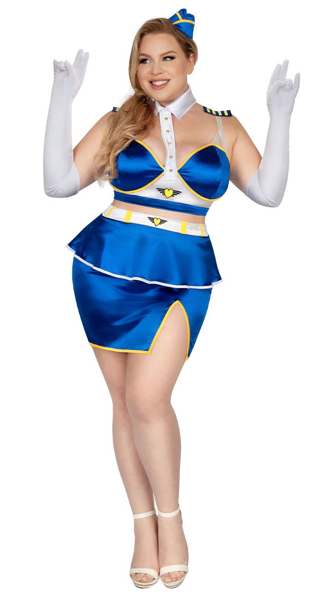 Plus Size Fly Babe Costume - Image 1