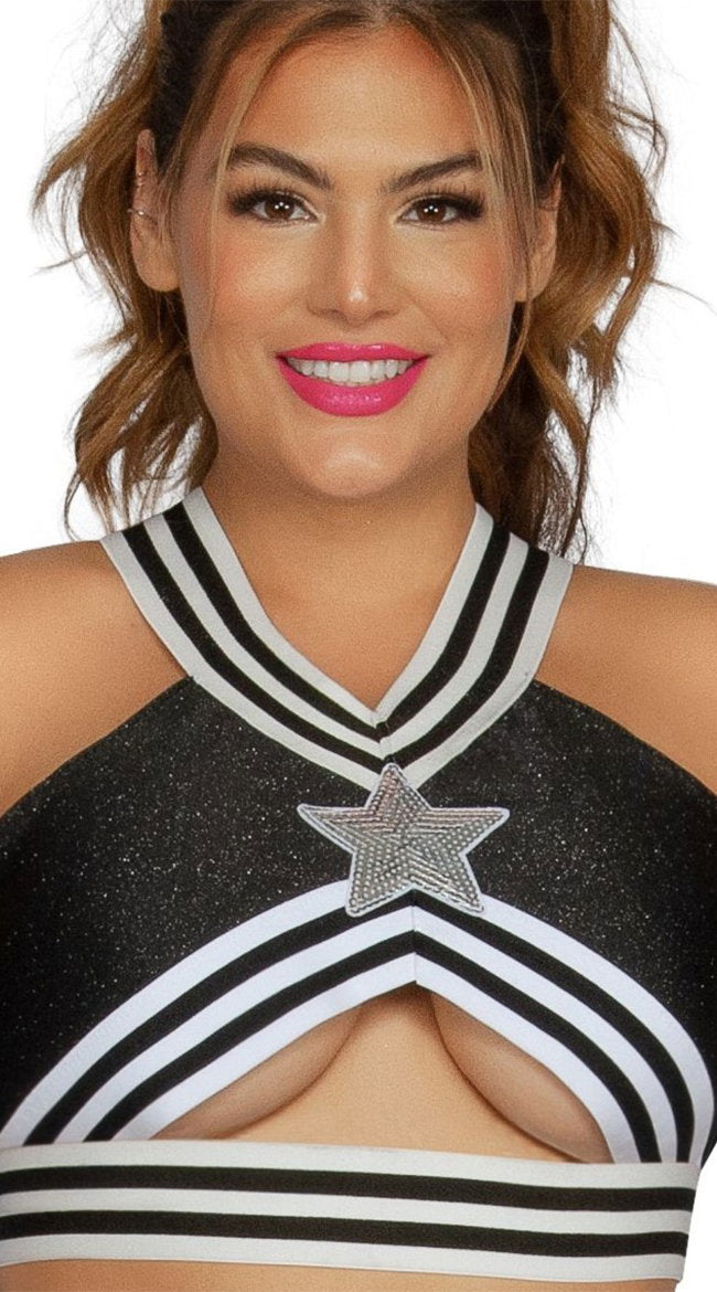 Plus Size Allstar Cheerleader Costume - Image 3